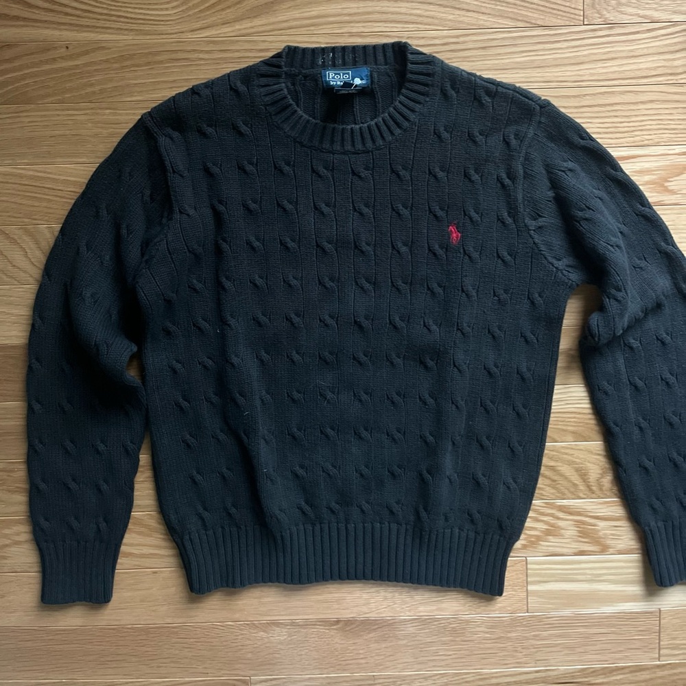 Black Ralph Lauren kids sweater
